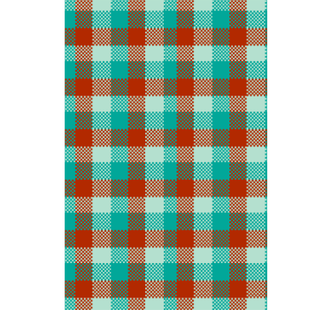 γεωμετρική ταπετσαρία μοτίβο gingham - TenStickers