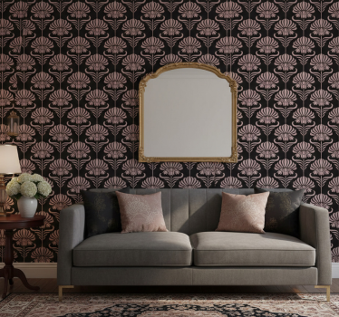Μπαρόκ ταπετσαρία 50 με σχέδια art nouveau - TenStickers