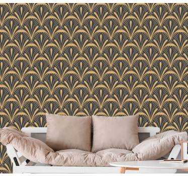 κλασική ταπετσαρία fan art deco - TenStickers
