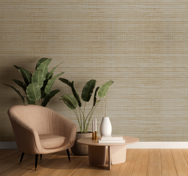 Ταπετσαρία με υφή διαπλεκόμενο άχυρο - TenStickers