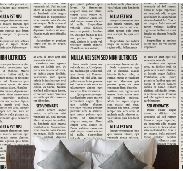 ρετρό ταπετσαρία σχεδιασμός εφημερίδας - TenStickers