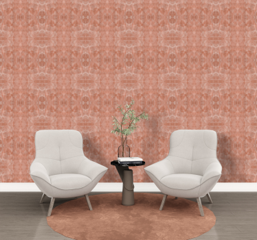 Ταπετσαρία Terracotta ψεύτικο λινό - TenStickers